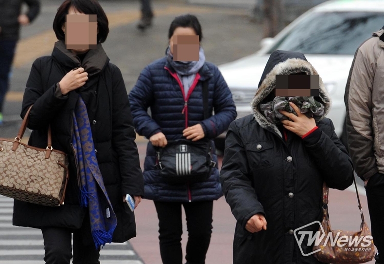 추위 날씨스케치(제주교통복지신문DB)