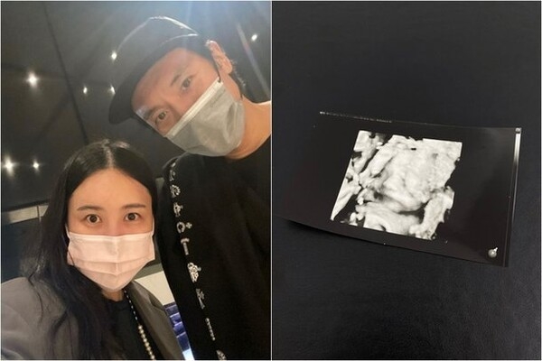 두달 뒤 아들 출산 예고한 권다미-김민준. (사진=권다미 인스타그램)