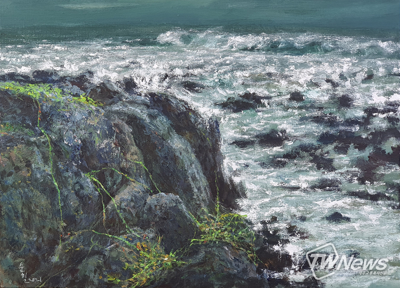 절치다 53x72.7cm 캔버스 위에 아크릴.