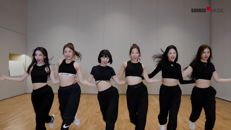 르세라핌 (사진=‘FEARLESS’ 안무 영상 갈무리)