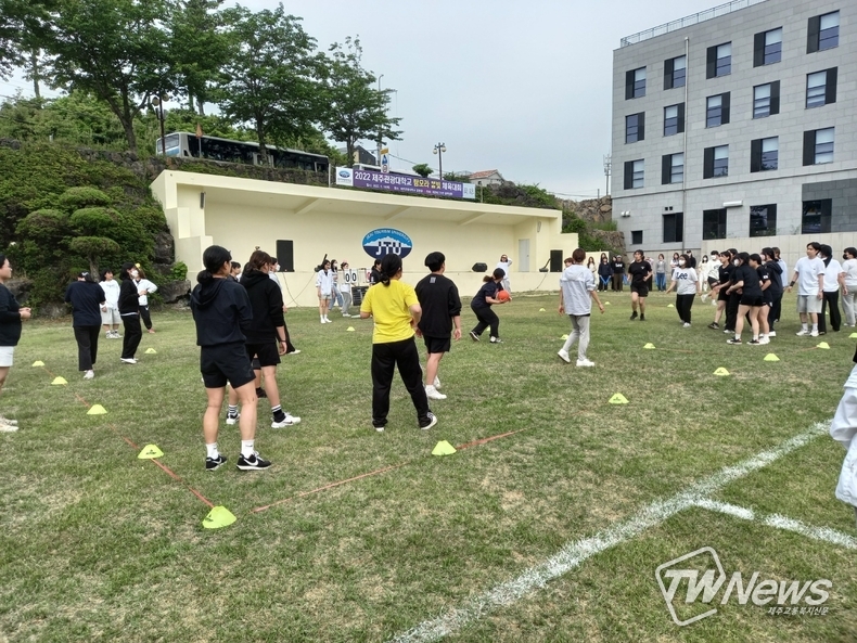 피구 결승전. (사진=서유주 기자)