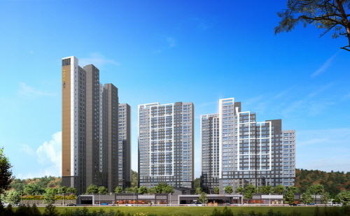 'KTX 신경주역 더 메트로 줌파크' 투시도