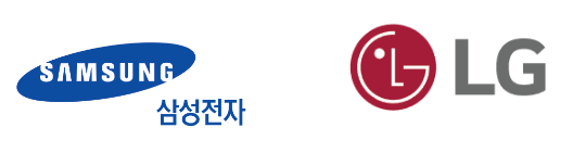 (사진=삼성전자/LG전자 로고)