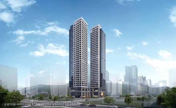 해운대 한라비발디 펜트빌 투시도