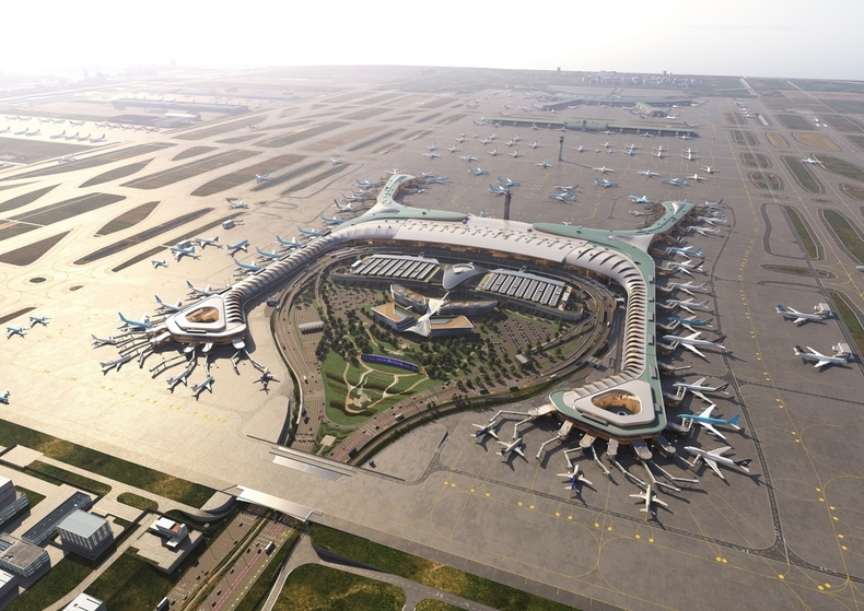 인천국제공항 제2여객터미널 조감도. (사진=인천국제공항공사 제공)