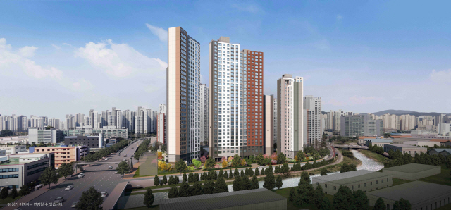 평촌 두산위브 더 프라임 투시도