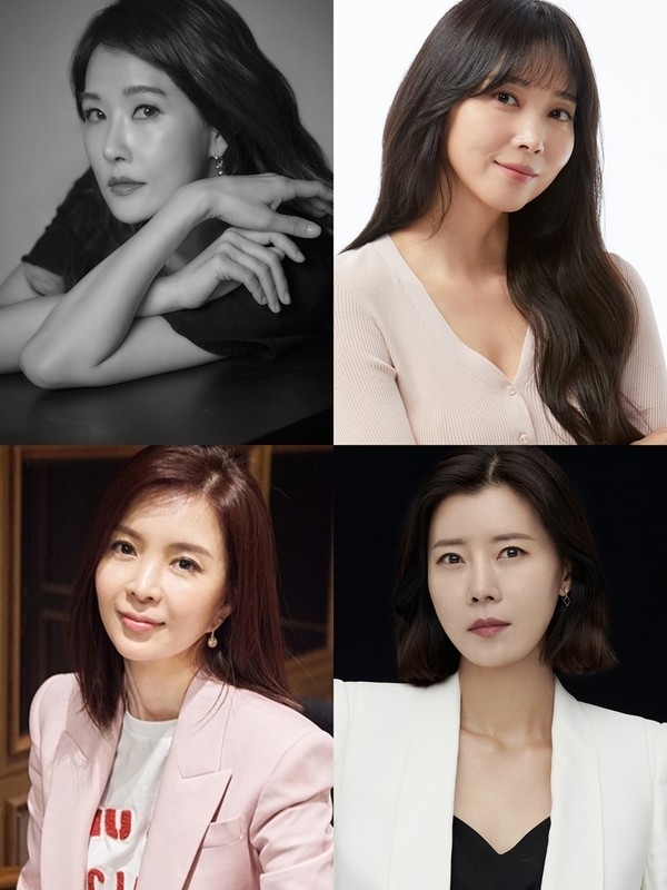 김선아, 오윤아, 신은정, 유선. (사진=이끌엔터테인먼트, 폴라리스엔터테인먼트, 씨제스엔터테인먼트, 블레스이엔티 제공)