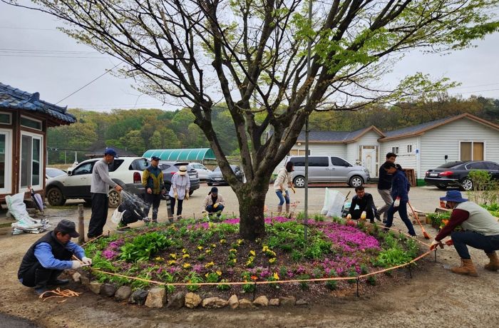 계룡시, ‘게릴라 가드닝’ 환경운동 도시에 꽃을 심다