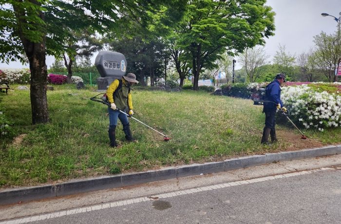 임실군, 오수 의견공원 환경정비 실시
