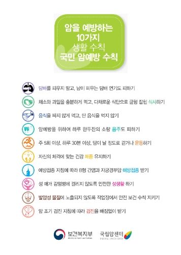 거창군민 여러분, 국가 암검진 받으세요