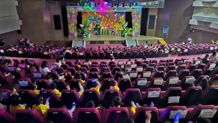 화순군 어린이·사회복지급식관리지원센터 인형극 진행