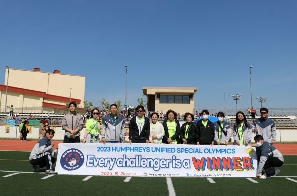 평택시 발달장애 청소년, 캠프 험프리스(K-6) 스페셜 올림픽 초청 출전