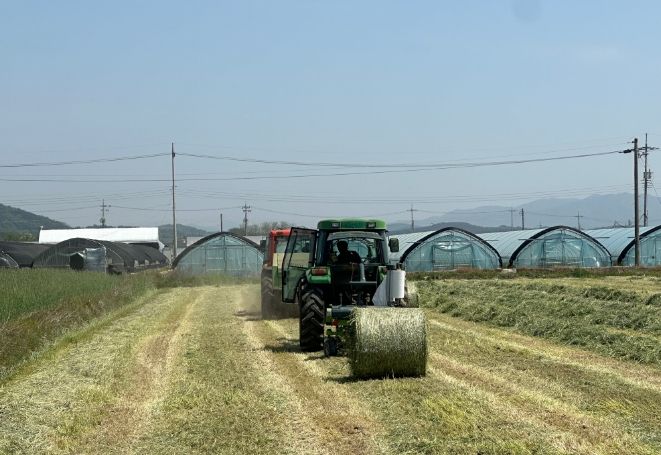 경축순환농법관련 이모작 시연회