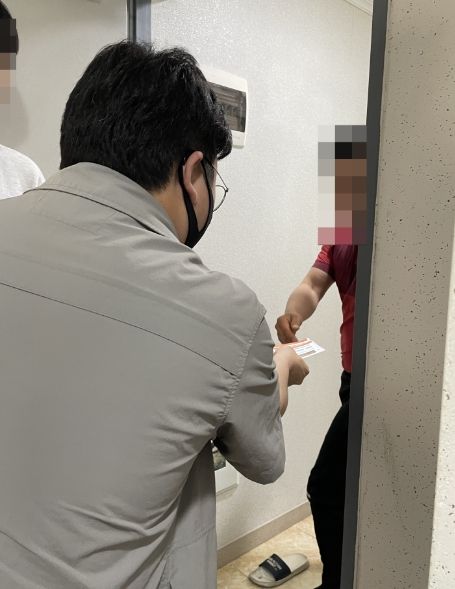 동두천시 중앙동 착한식당 '김밥천국' 사랑의 식사 봉사