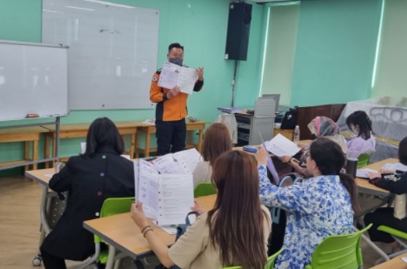 계양소방서, 다문화가족지원센터 소방안전교육