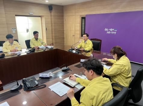 충북도, 5.4~6일 호우 대비 대책회의 실시