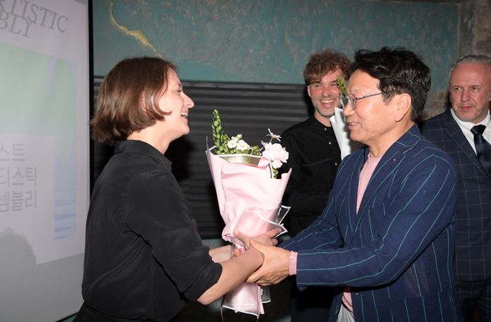 광주광역시 강기정 시장 “폴란드 파빌리온, 예술 밖 경험까지 교류”