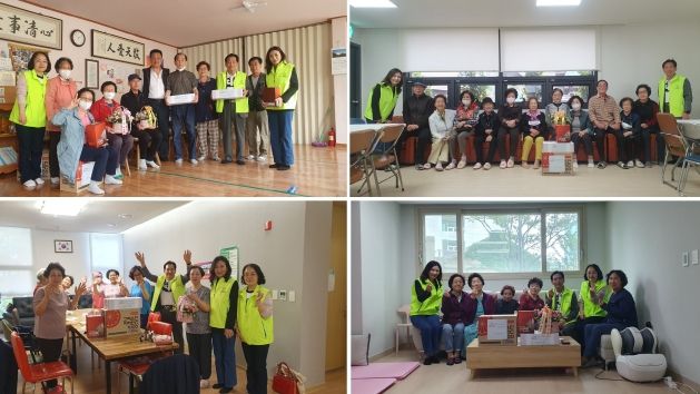 부산 동구 초량3동 애향회, 어버이날 맞이 경로당 감사선물 전달