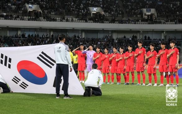 지난 3월 AFC U-20 아시안컵에 참가한 한국 선수들의 모습