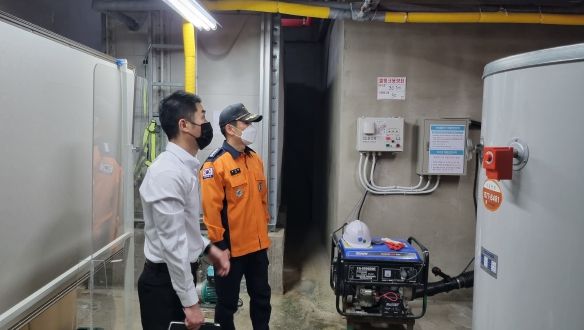 가평소방서, 청평활명요양병원 방문 다중이용시설 안전컨설팅 진행