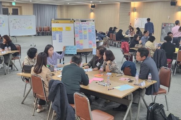 제2기 파주시 운정3동 주민자치회 50인 원탁토론회 개최