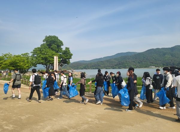 플로킹 활동 통한 깨끗한 양평만들기