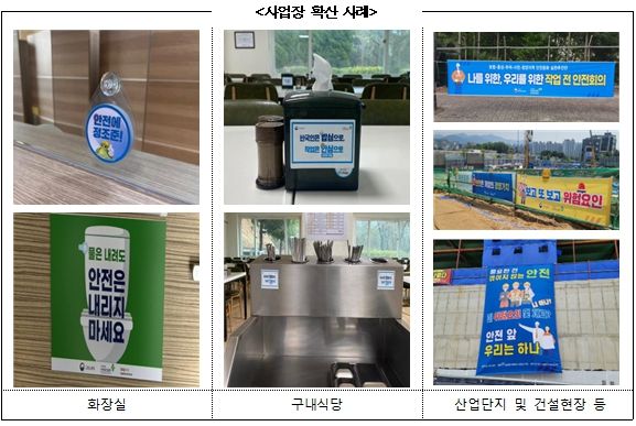 「안전문화 노출하기」 캠페인 사례