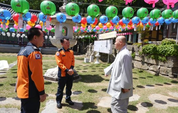 광주광역시소방, 전통사찰 화재안전 현장지도