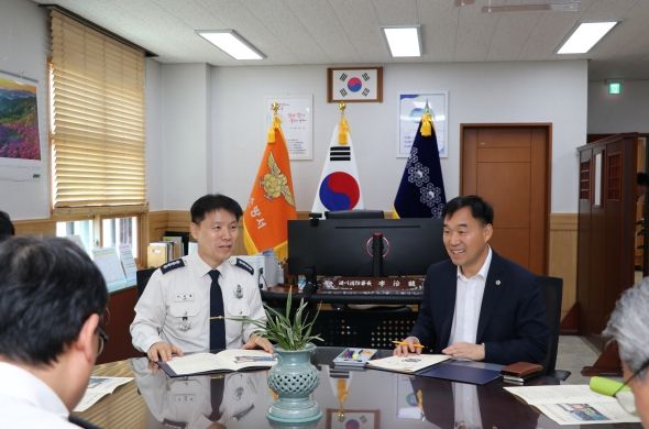 연천소방서, 윤종영 경기도의원 초청 정담회 개최