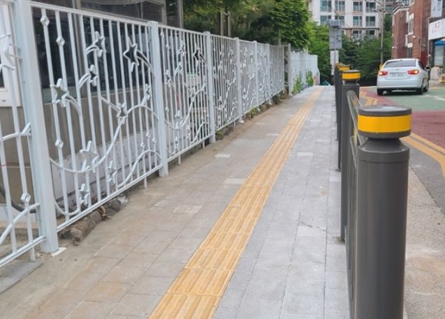 구월초 전신주 이설