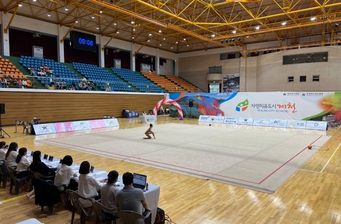 회장배 체조대회 전경