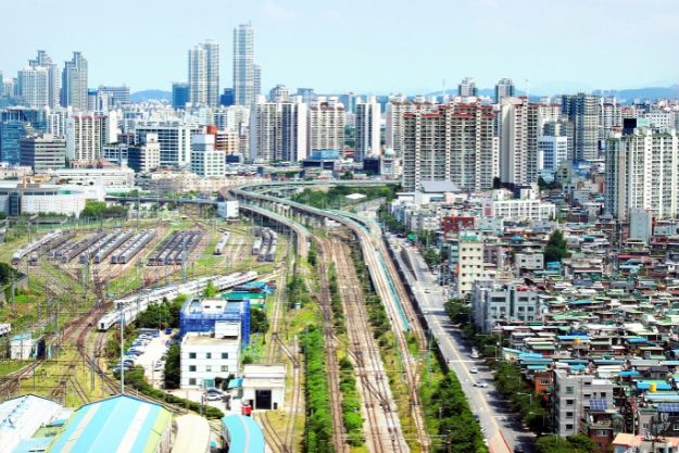 구로철도차량기지 모습