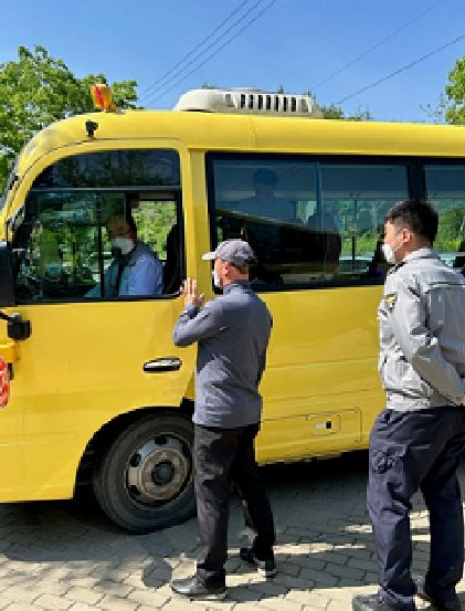파주시, 장애인복지시설 어린이 통학차량 4대 합동 점검…안전사고 예방