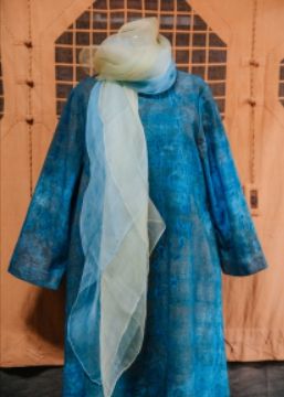 천연염색 의복 및 작품 사진