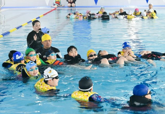 초등학생 입수형 생존수영교육