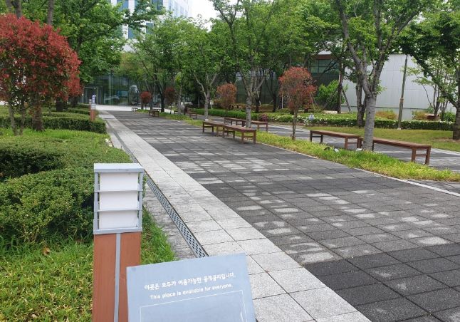 공개공지 조성 사례