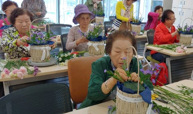 사랑가득 꽃바구니 만들기