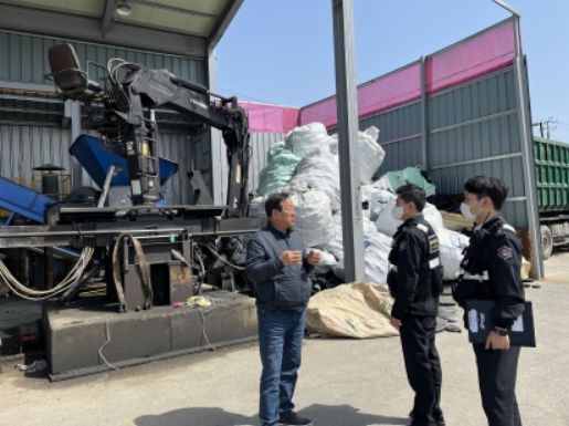 목포소방서, 건설현장 지도·방문에 나서