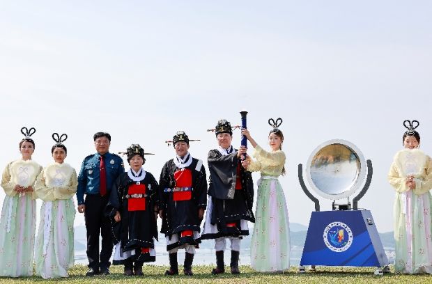 완도군, 제62회 전라남도 체육대회 성화 채화