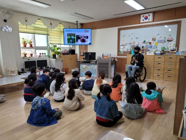 중구보건소, ‘휠체어 이용 장애인 강사가 찾아가는 장애인식개선 교육’ 실시