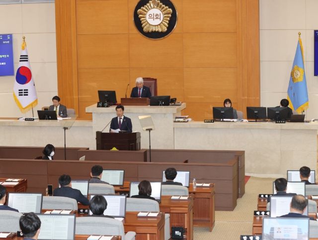 포항시의회 본회의 장면