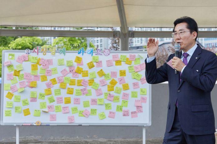 ‘제2회 모여라 둔포’ 행사 장면