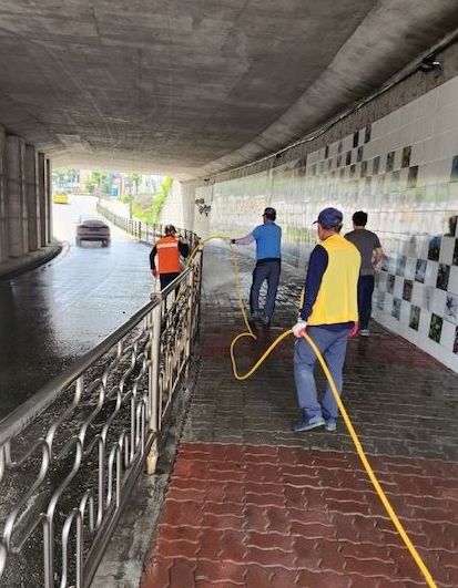 광주시 초월읍, 굴다리 육교 등 3차례 환경정화 활동
