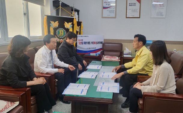 경남도 '권원만' 예산결산특별위원장 부림면 현장을 찾았다