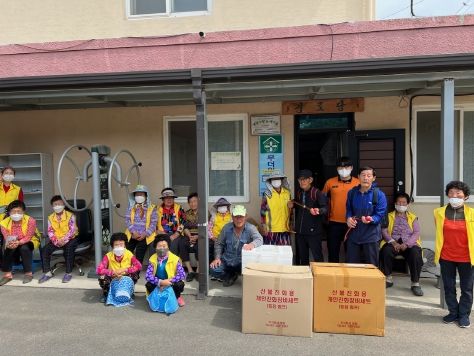 진도소방서, 산림화재 예방을 위한 등짐펌프 배부