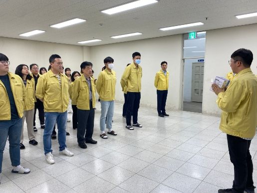 경상북도의성교육지원청, 2023년 공습대비 민방공 대피훈련 실시