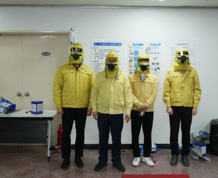 제414차 민방위 훈련 모습.