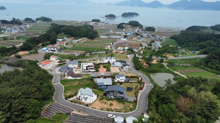 남해군, 전원마을 주택·근린용지 분양 공고