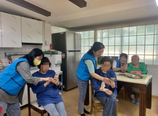 팔달구 경로당 감성e음 디지털교육 실시