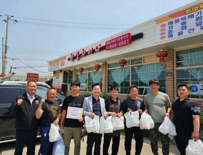 동두천시 소요동 협력 봉사단체 ‘동두천시 해병대전우회’ 배달봉사